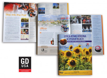 IntreXDesign & Associates and Oneida County Tourism Receive Graphic Design USA National Award